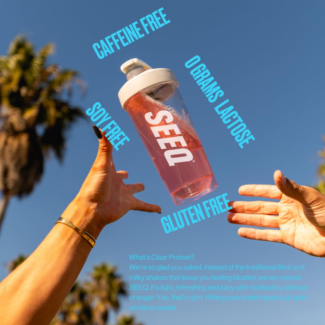 Seeq Protéine Claire – variété de saveurs pour varier après l’entraînement.