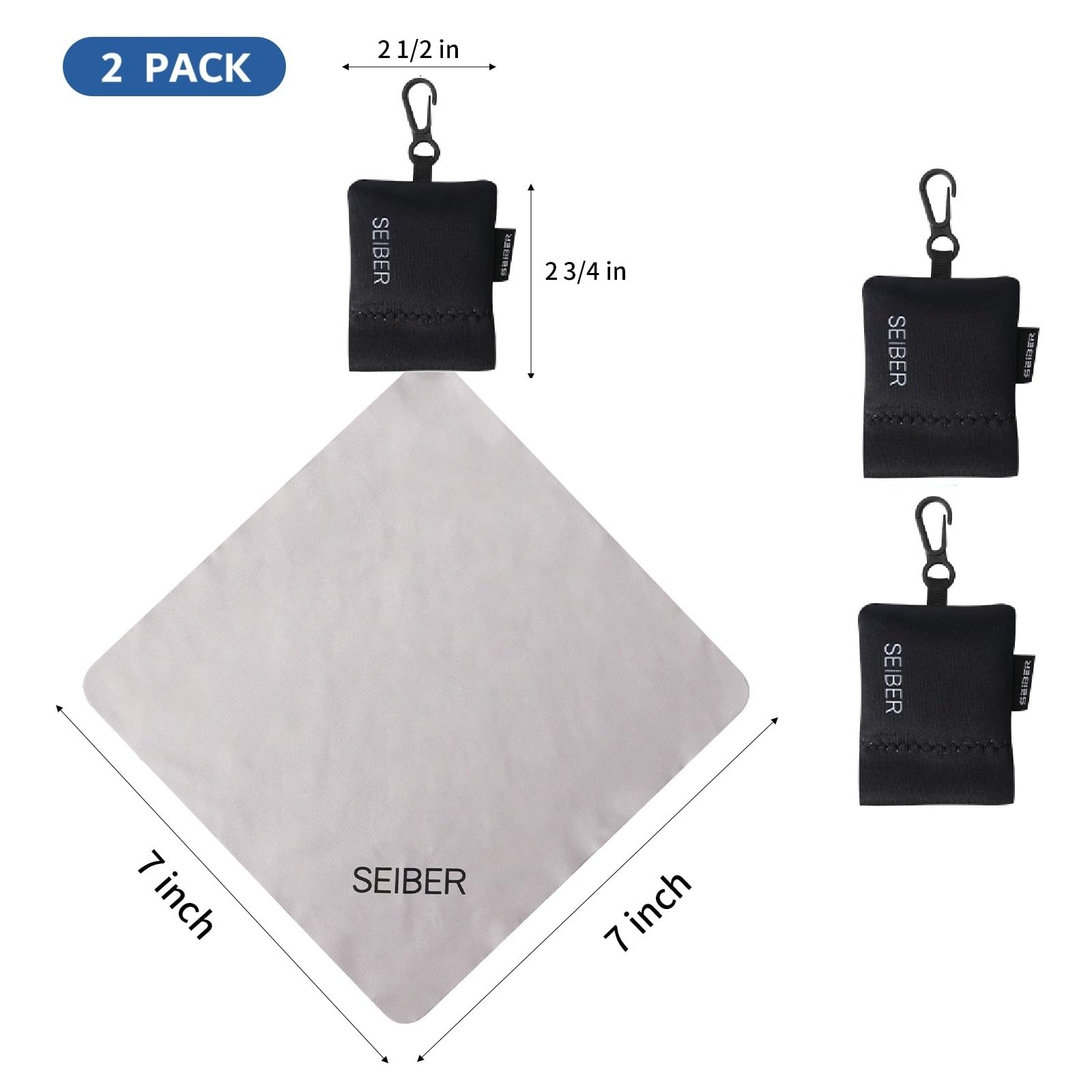 SEIBER chiffon microfibre pour écran et ordinateur portable, efficace et réutilisable.