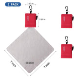 Chiffon SEIBER microfibre extractible dans l’étui pour nettoyage rapide.