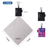 Fermeture auto SEIBER sur pochette, protection anti-poussière lors du rangement.