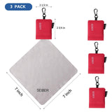 Lingette microfibre SEIBER, texture douce idéale pour lunettes délicates.