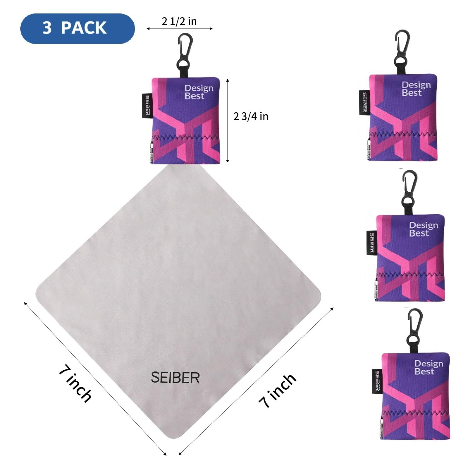 Lingette SEIBER microfibre nettoyage d’écran et ordinateur portable.