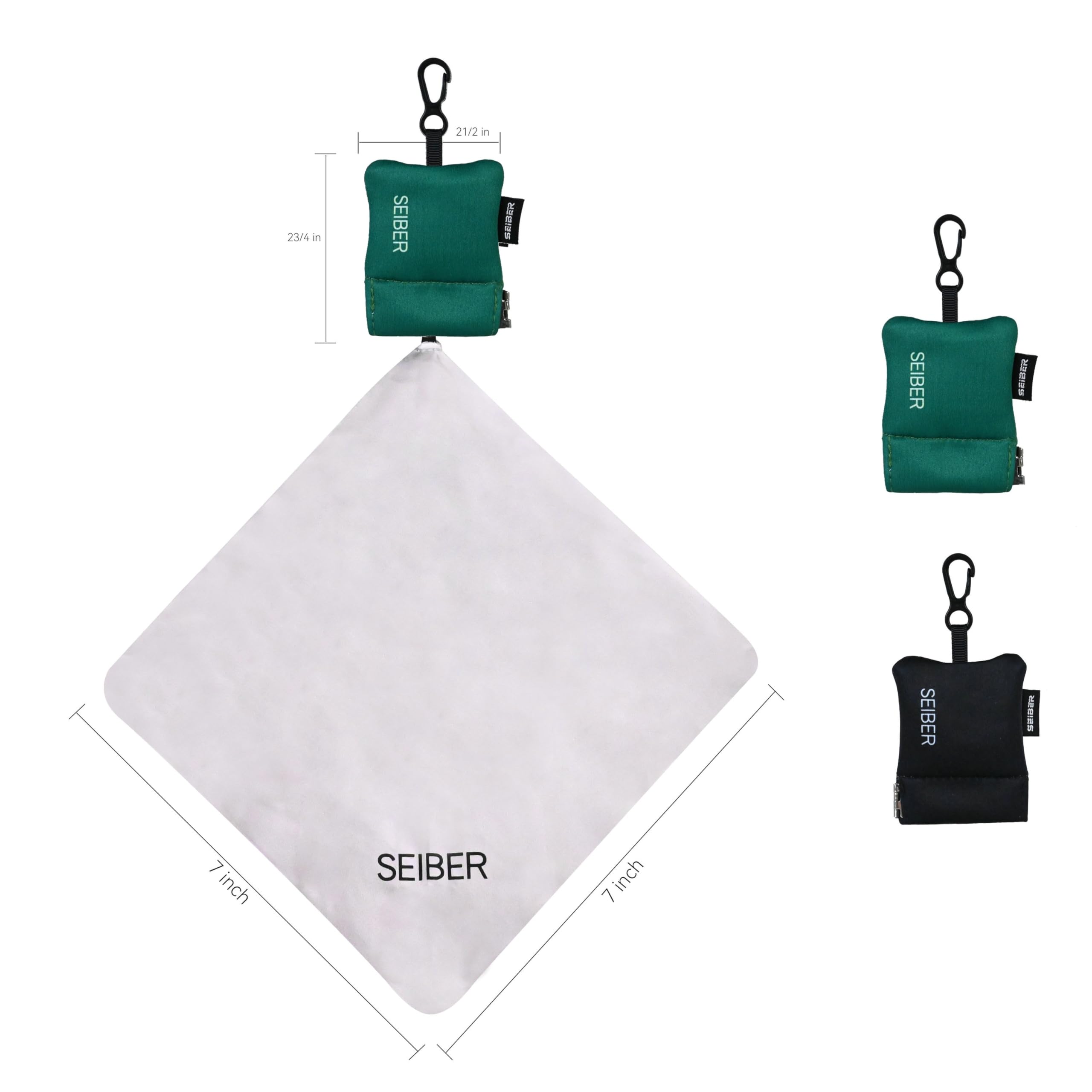 SEIBER chiffon microfibre lunettes nettoyage rapide et portable