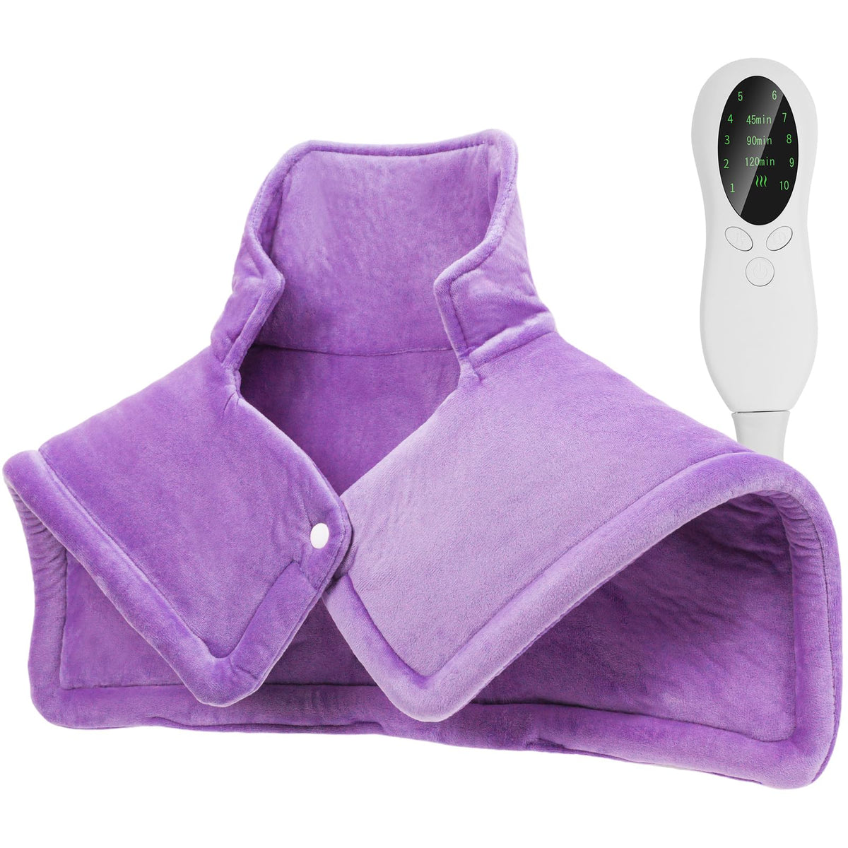 SEISSO coussin chauffant nuque: soulagement des tensions et chaleur apaisante.