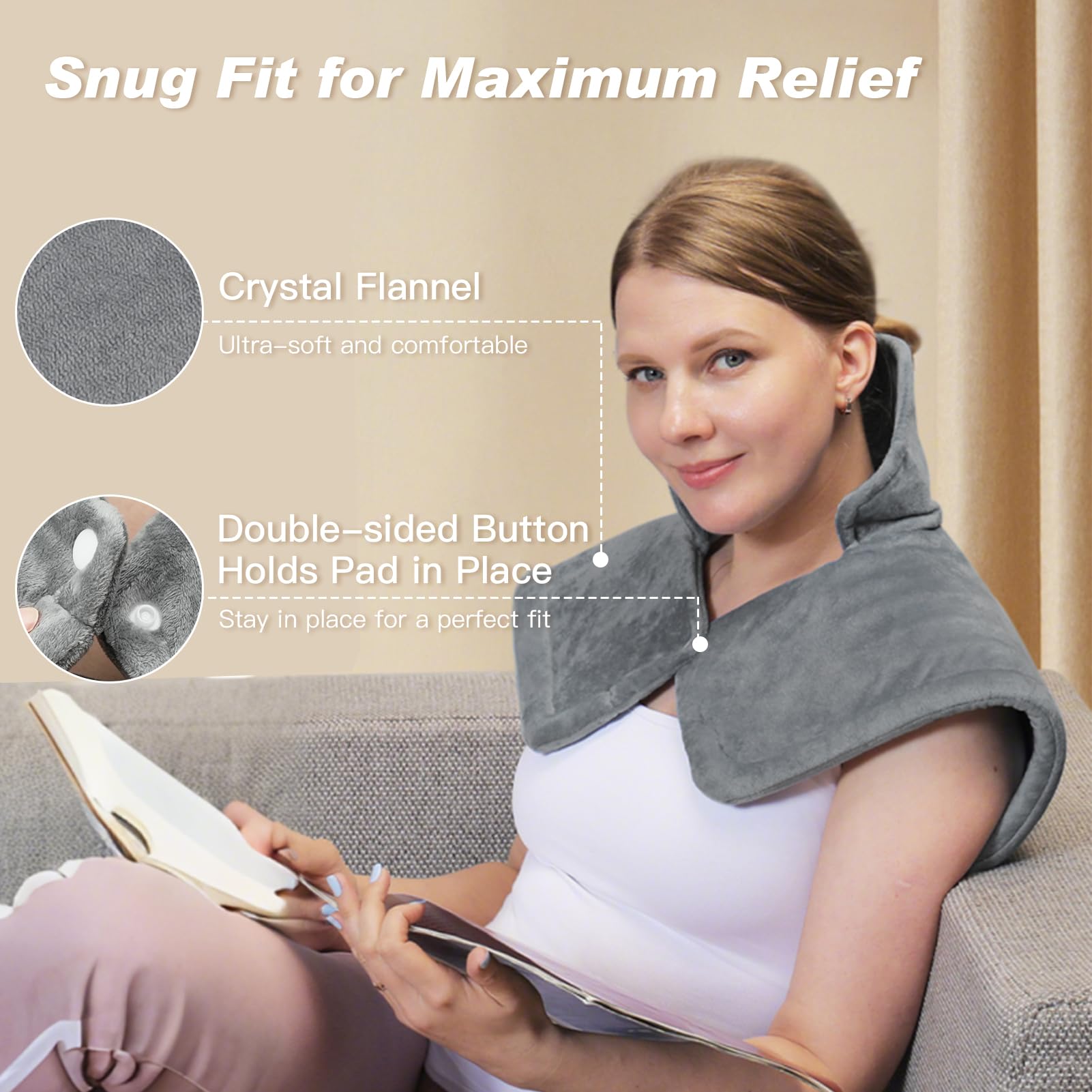 SEISSO Tissu flanelle doux pour un confort durable et entretien facile.