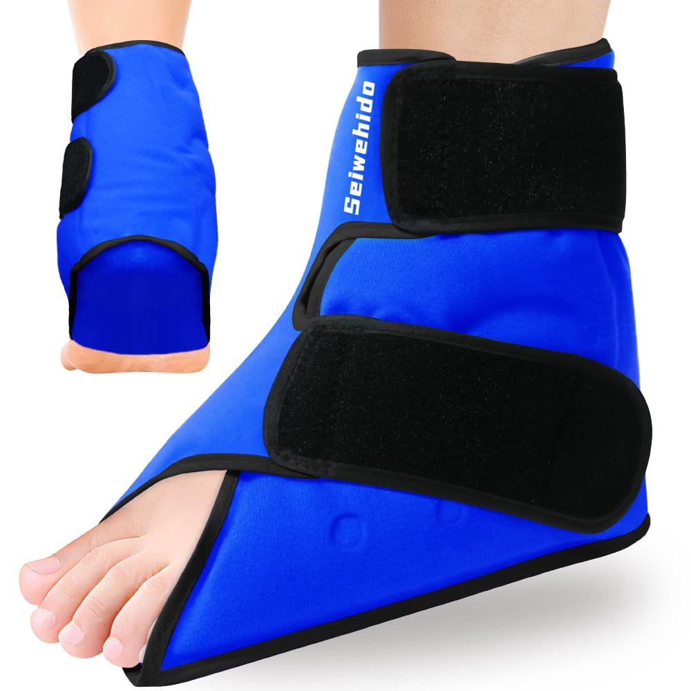 SEIWEHIDO attelle-cheville avec couverture 360°, contact uniforme sur le pied