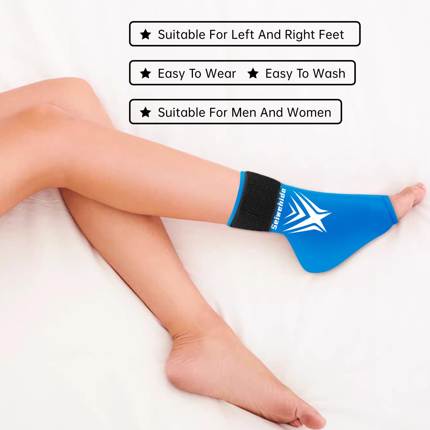 SEIWEHIDO couverture froide pied-cheville, maintien compressif et récupération.