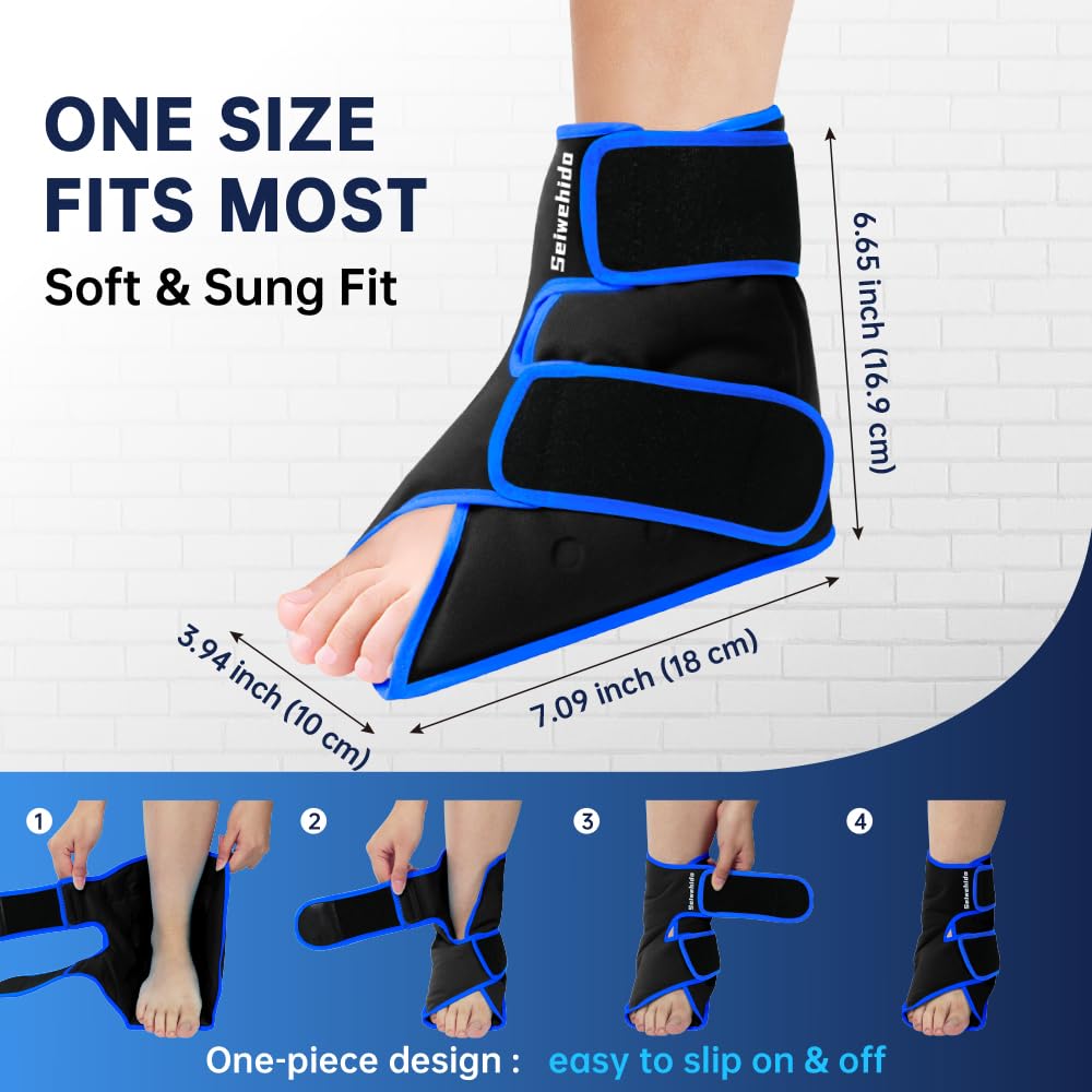 SEIWEHIDO gel reste souple même congelé pour un contact optimal.