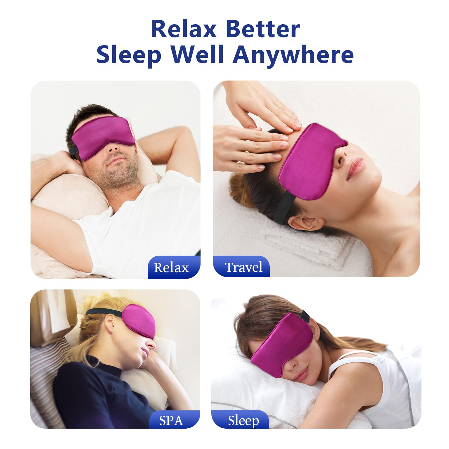 SEIWEHIDO masque yeux emballage cadeau, prêt à offrir