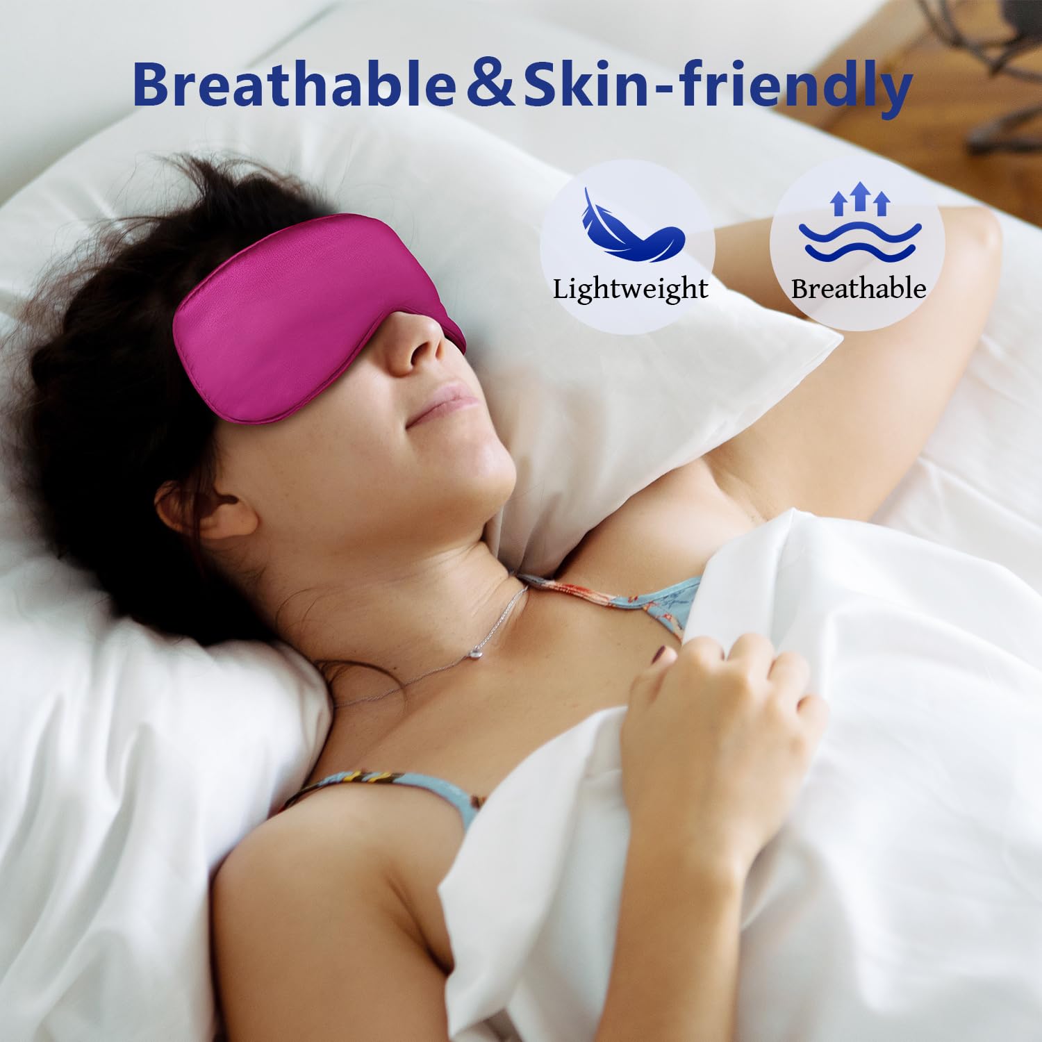 SEIWEHIDO masque yeux utilisation dormir, pratique à domicile