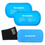 SEIWEHIDO pack glace bleu, deux pièces pour soulagement ciblé.