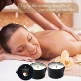 Sel Natural Bougie Huile Massage Thé Blanc – note légère idéale pour relaxation.