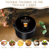 Bougie massage Caramel Whisky Sel Natural, chaleur agréable et douceur sensoriale.