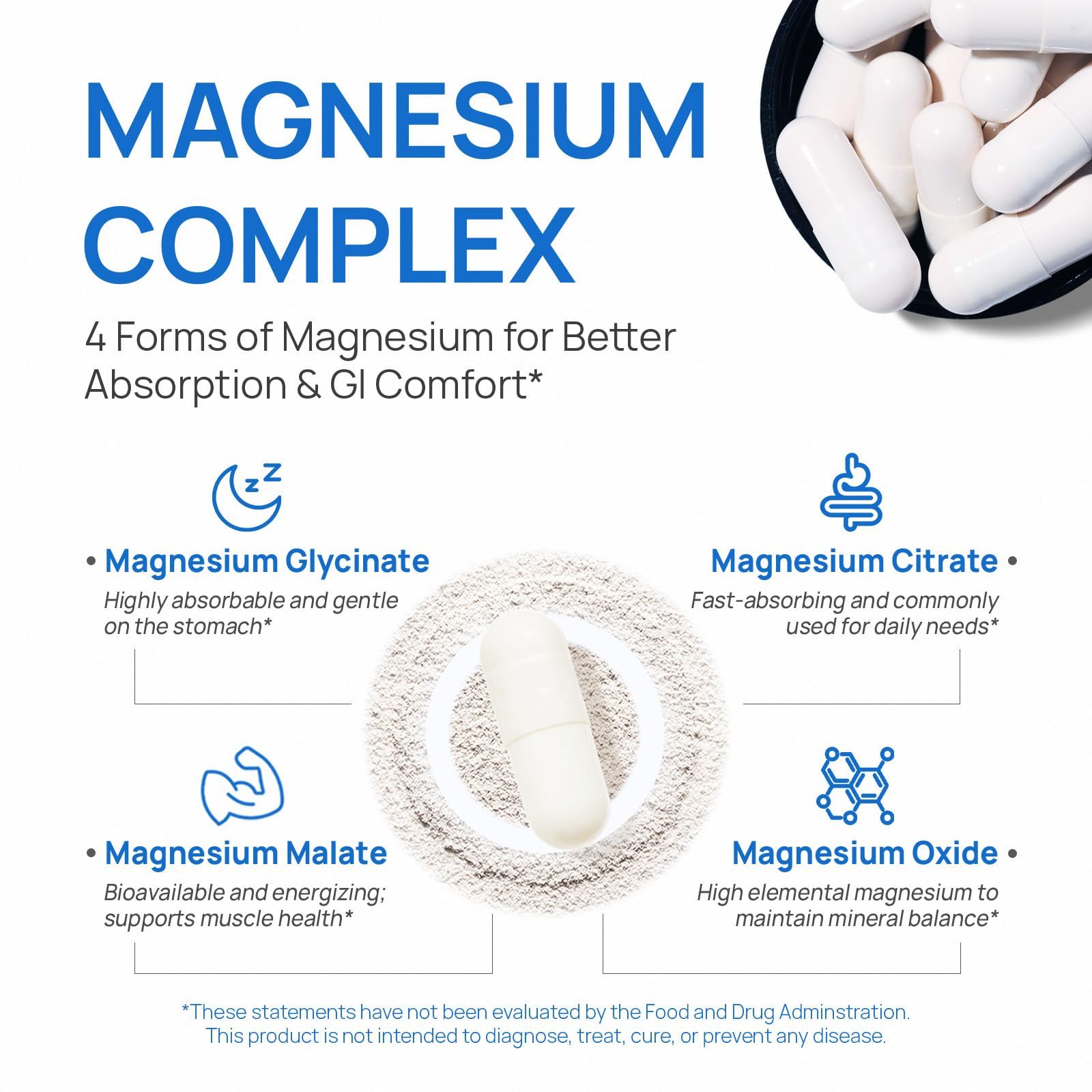 Selerb Magnésium Complex – ingrédients apaisants visibles dans la formule douce.