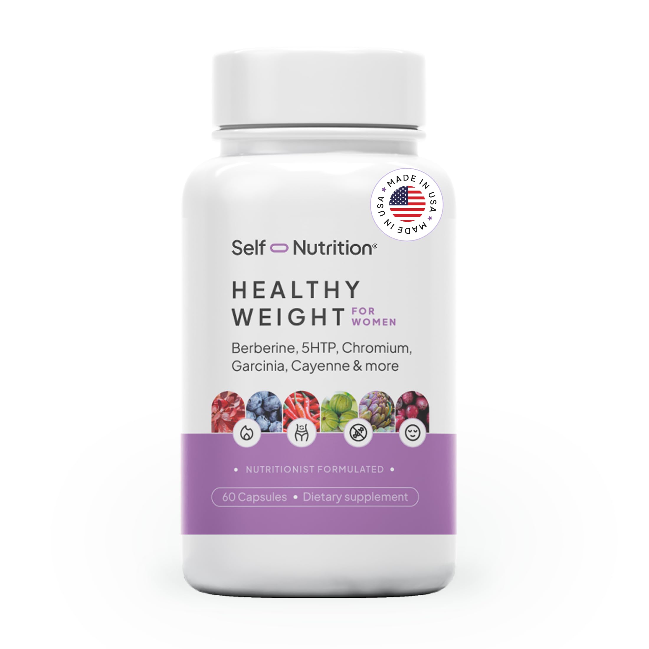 SELF NUTRITION capsules-blanches: soutien quotidien perte de poids