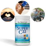 Poudre effervescente SelfCare+ Super C22 se dissout rapidement dans l'eau.