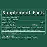 Selvaherb Dissolvant de Calculs, produit certifié CGMP démontrant qualité et sécurité