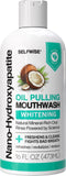 SELFWISE Nano-Hydroxyapatite huile pulling bouteille : soin quotidien des dents et gencives