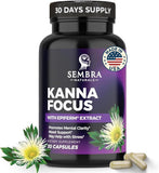 KANNAFOCUS SEMBRA NATURALS – Bouteille prête à l'emploi pour une concentration calme