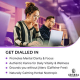 KANNAFOCUS SEMBRA NATURALS – Capsules végétales faciles à doser pour stabilité émotionnelle