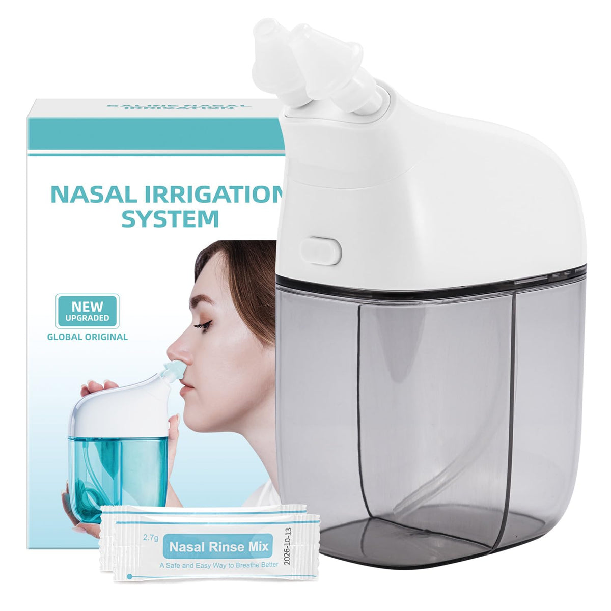 SEMIOEN système irrigation nasale, appareil élégant pour rinçage nasal efficace à domicile.