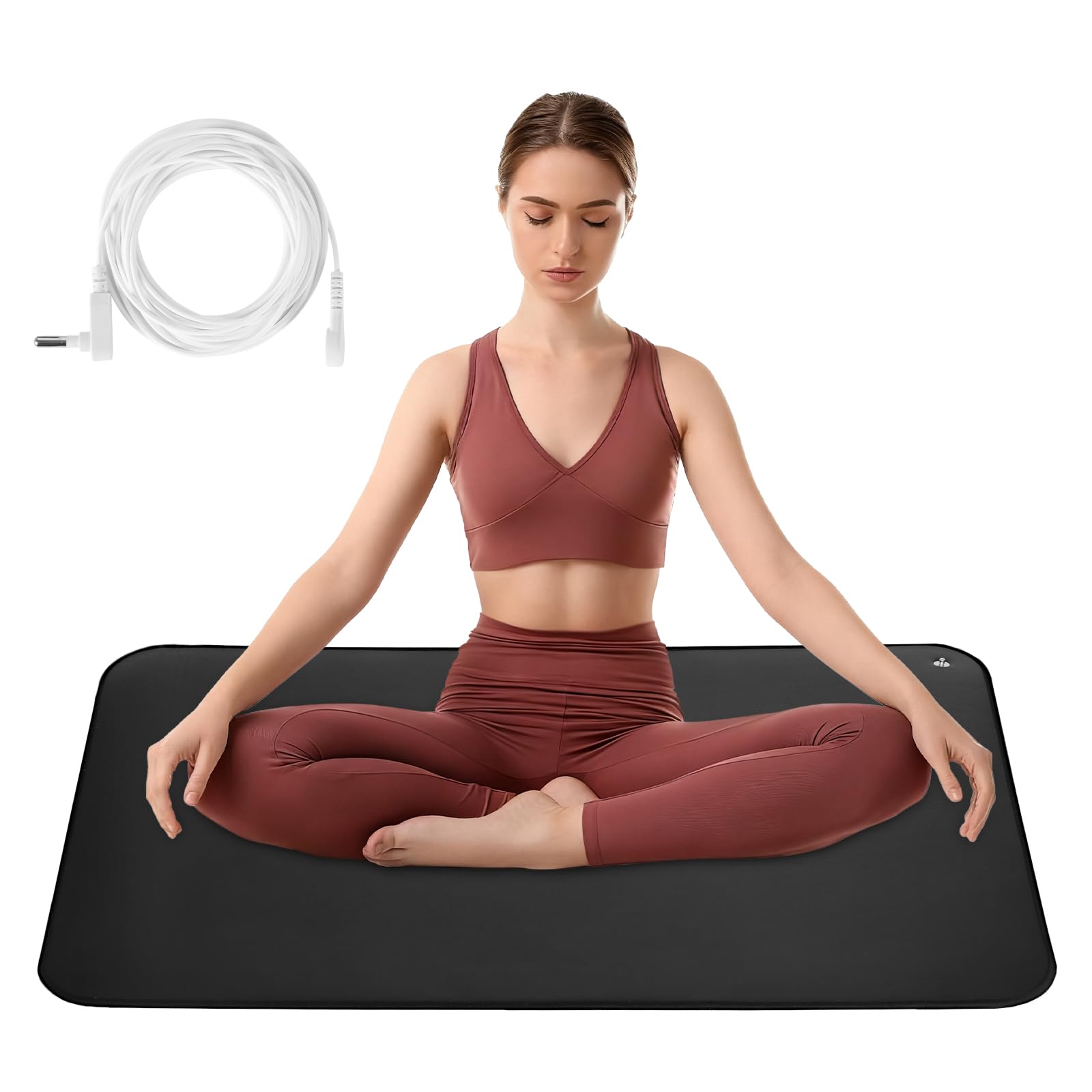 Senedy Health - Tapis mise à la terre 35x24, pratique pour la relaxation intérieure.