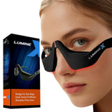 Lunettes SENHI de thérapie lumière rouge pour contour des yeux, potentiel atténuation des poches