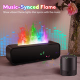 SENMUL diffuseur aromathérapie LED flamme arc-en-ciel intérieur vibrant