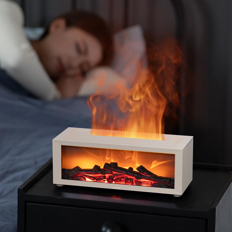 Diffuseur SENMUL design noir cheminée pour chambre et bureau