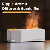 Flamme réaliste du diffuseur SENMUL pour une atmosphère chaleureuse.