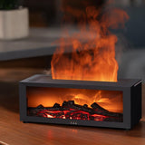 Diffuseur SENMUL humidificateur crée une ambiance feux réaliste et apaisante