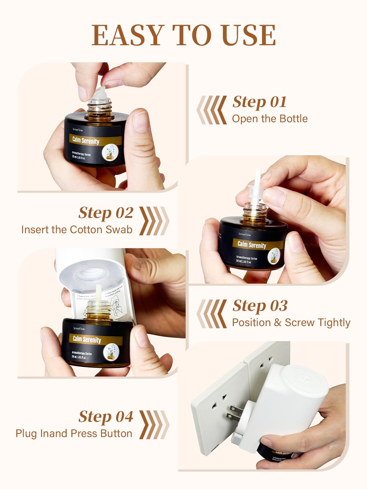 Diffusion plug-in SenseFlow SF101 Pro pour parfum discret et instantané.