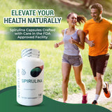 senseOfeeling bouteille spiruline 500 mg: apport végétal en protéines.