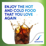 Sensodyne action profonde dentine agit sous la surface pour calmer les nerfs.