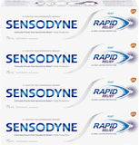 Sensodyne dentifrice menthe sur brosse — usage quotidien facilitant le brossage.