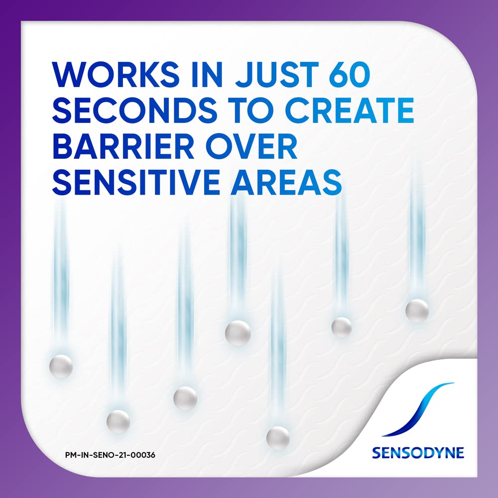 Sensodyne emballage pack dentifrice, option économique et pratique.