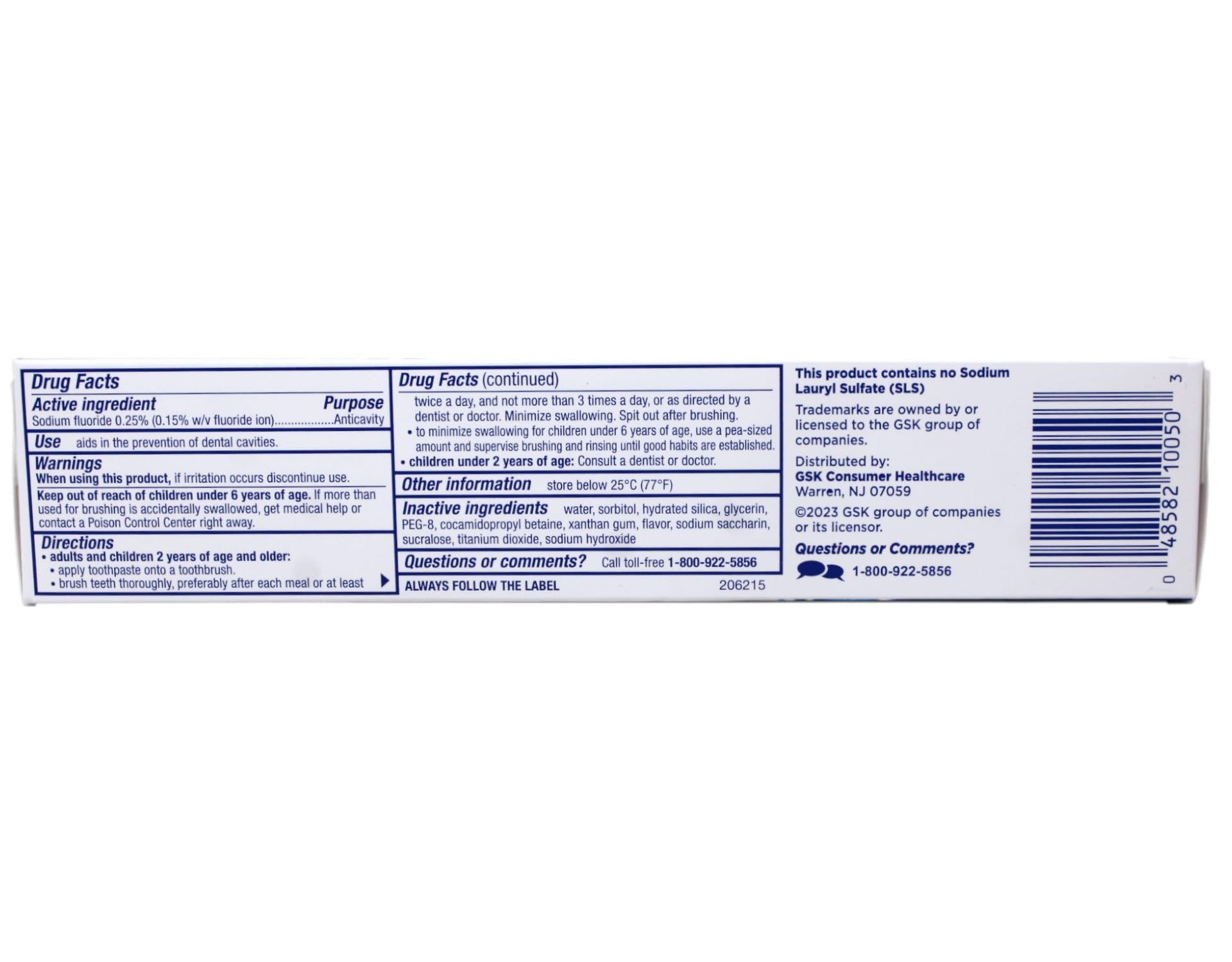 Biotene Sensodyne Pronamel fluorure et calcium pour l’émail
