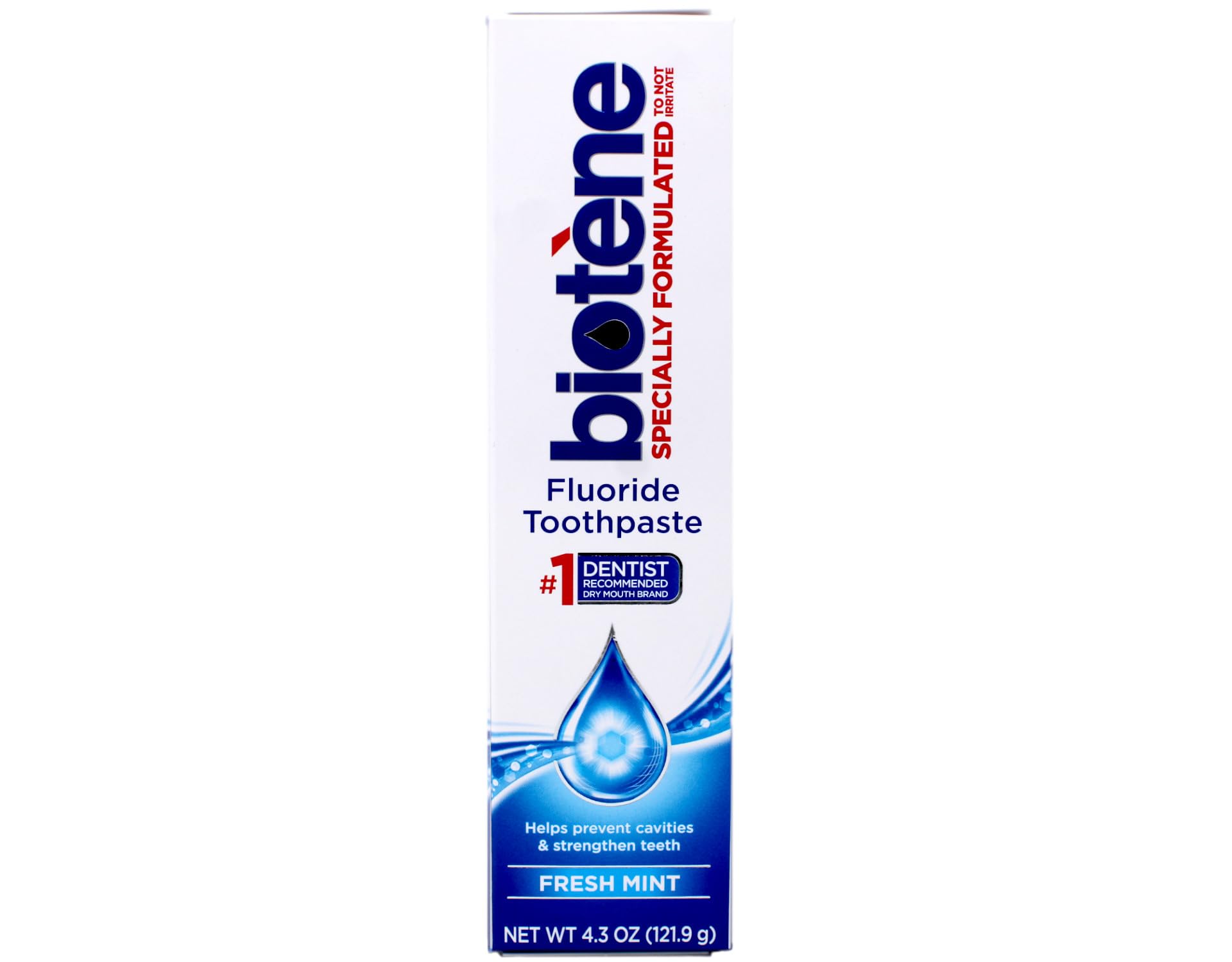 Biotene Sensodyne Pronamel texture douce sans SLS, utilisation quotidienne