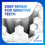 Emballage Sensodyne Repair Protect affiché sur l’étui du produit