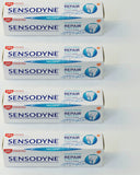Sensodyne Repair & Protect Extra Fresh: tube de 75 ml NovaMin pour dents sensibles, soin quotidien.