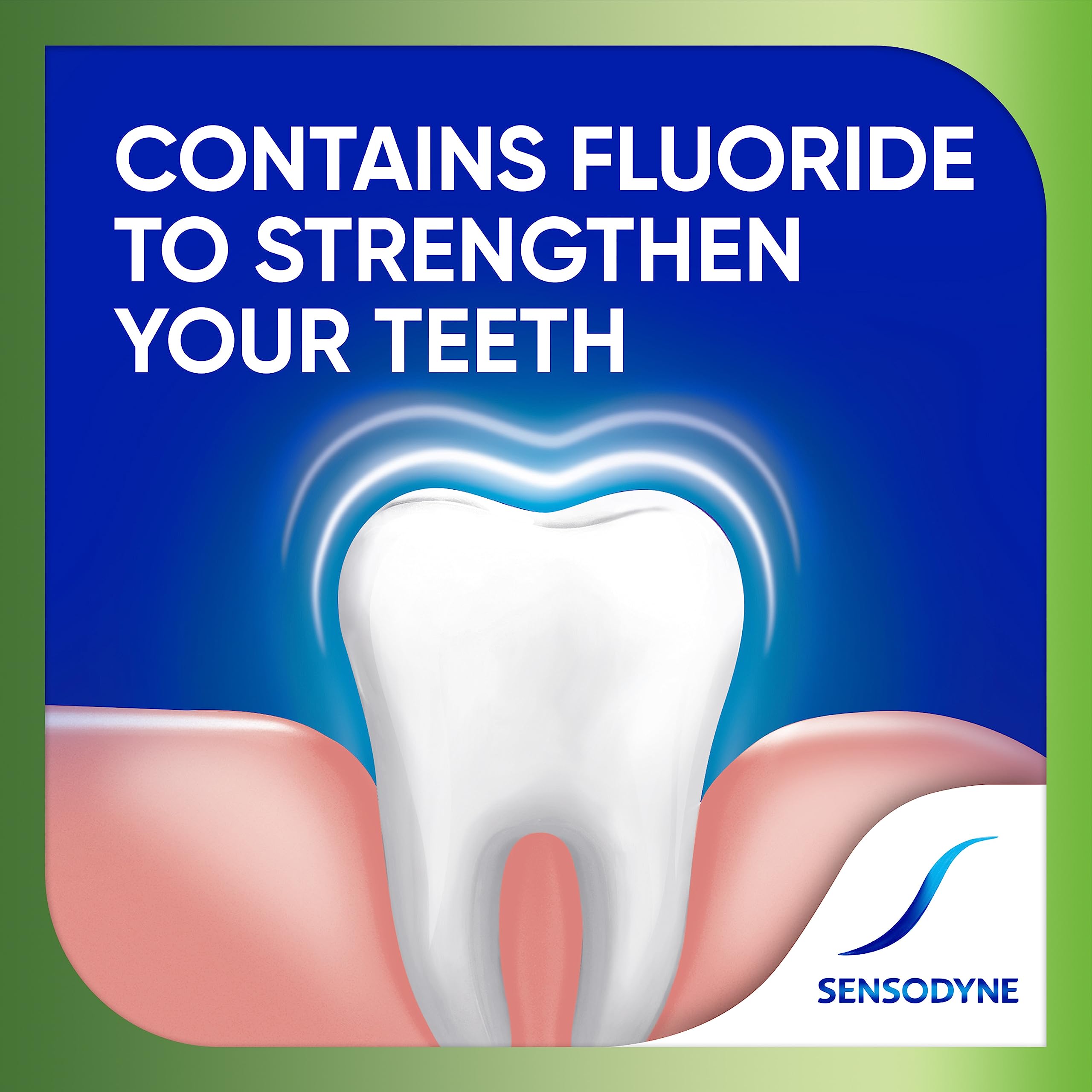 Sensodyne sans SLS, formule plus douce pour les gencives.