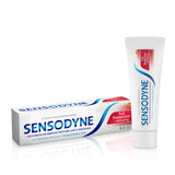 Sensodyne tube-protection-total: démontrant une protection globale contre la sensibilité.