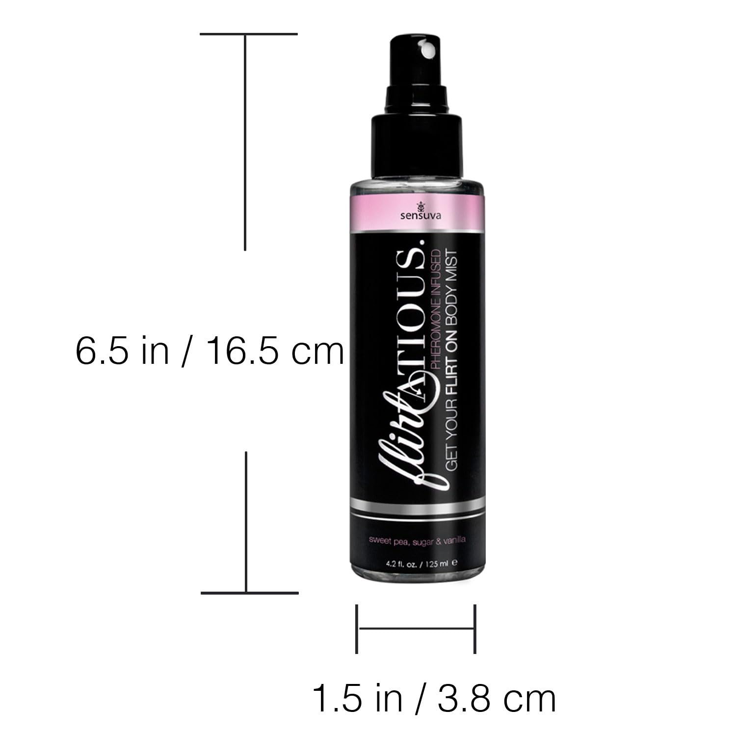 Brume Flirtatious Sensuva, note pois de senteur, ambiance florale légère