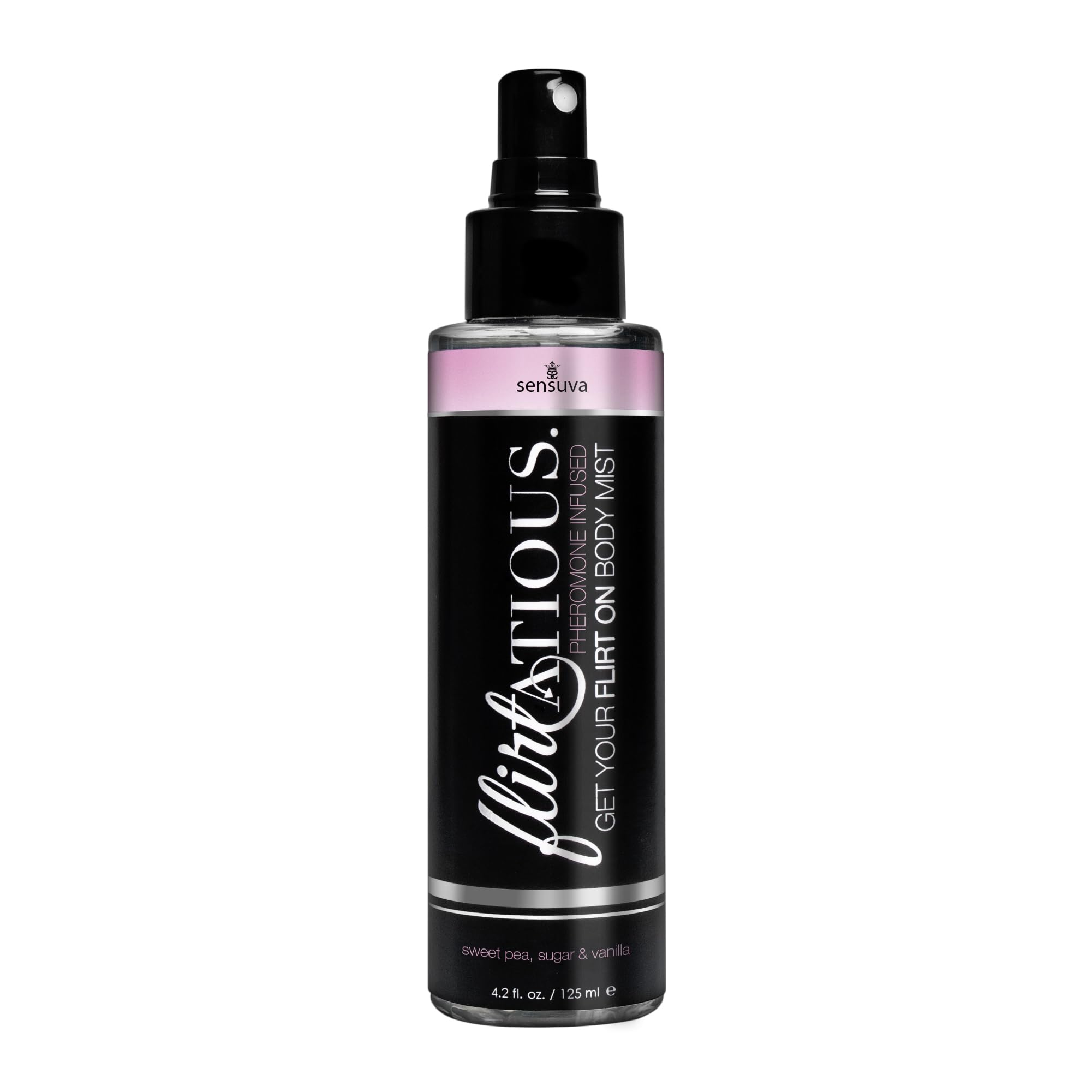 Brume Sensuva Flirtatious sur la bouteille vanille pour une fragrance séduisante