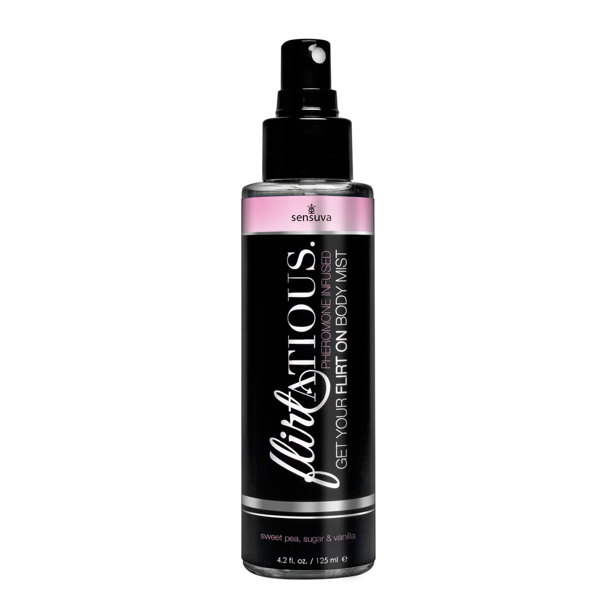 Brume Sensuva Flirtatious sur la bouteille vanille pour une fragrance séduisante