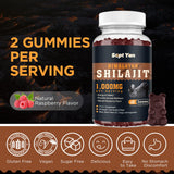 SEPT YAN Shilajit gommes sans sucre framboise rafraîchissante