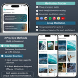 SereniBrain bandeau: compatible avec l'application SereniBrain pour suivre les séances.