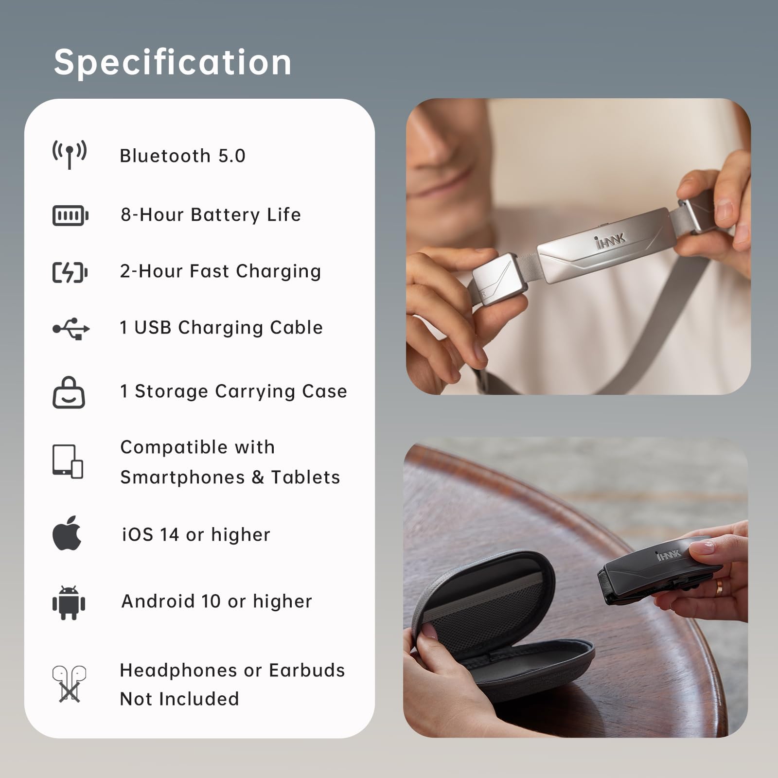 SereniBrain bandeau: design confortable et matériaux durables pour une pratique durable et confortable.