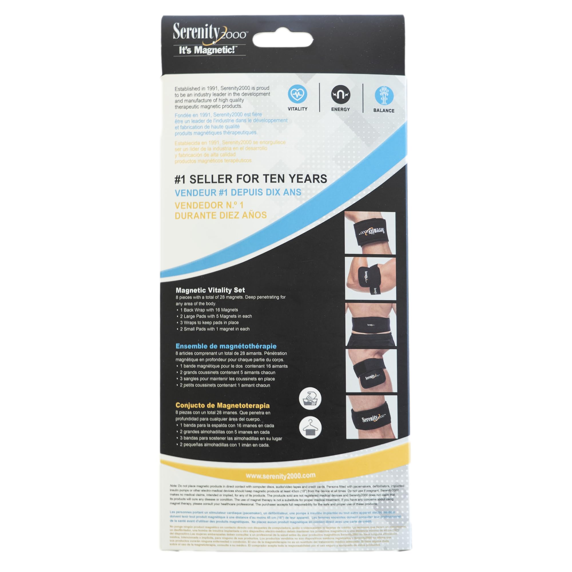 SERENITY2000 kit-complet-presentoir, vue d ensemble du set.