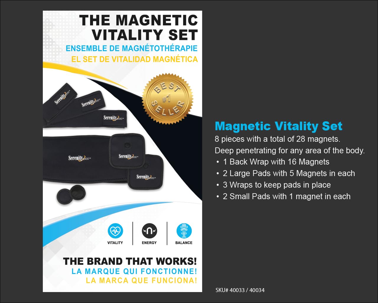 SERENITY2000 petites-pads-magnetiques pour poignets et chevilles.
